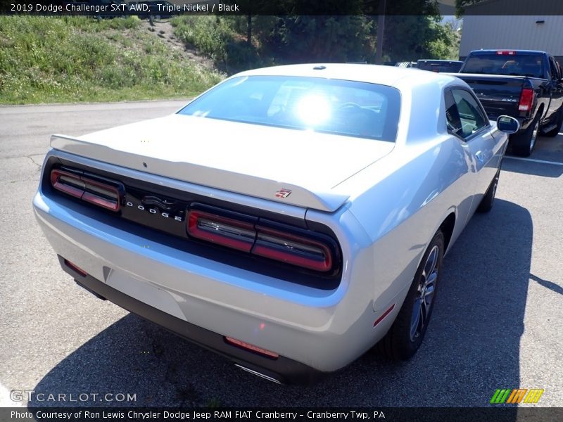 Triple Nickel / Black 2019 Dodge Challenger SXT AWD
