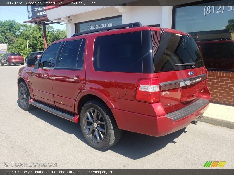 Ruby Red / Dune 2017 Ford Expedition Limited 4x4