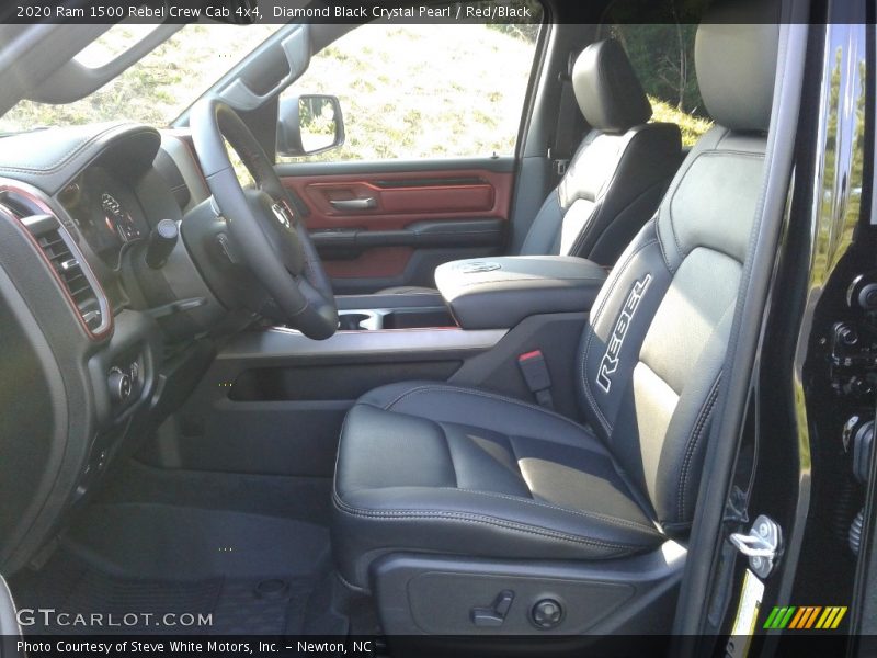 Diamond Black Crystal Pearl / Red/Black 2020 Ram 1500 Rebel Crew Cab 4x4