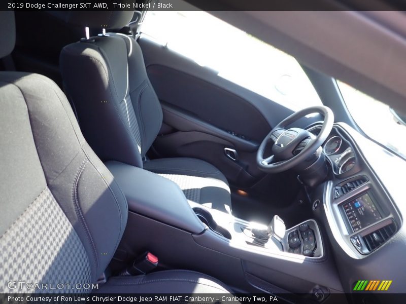 Triple Nickel / Black 2019 Dodge Challenger SXT AWD