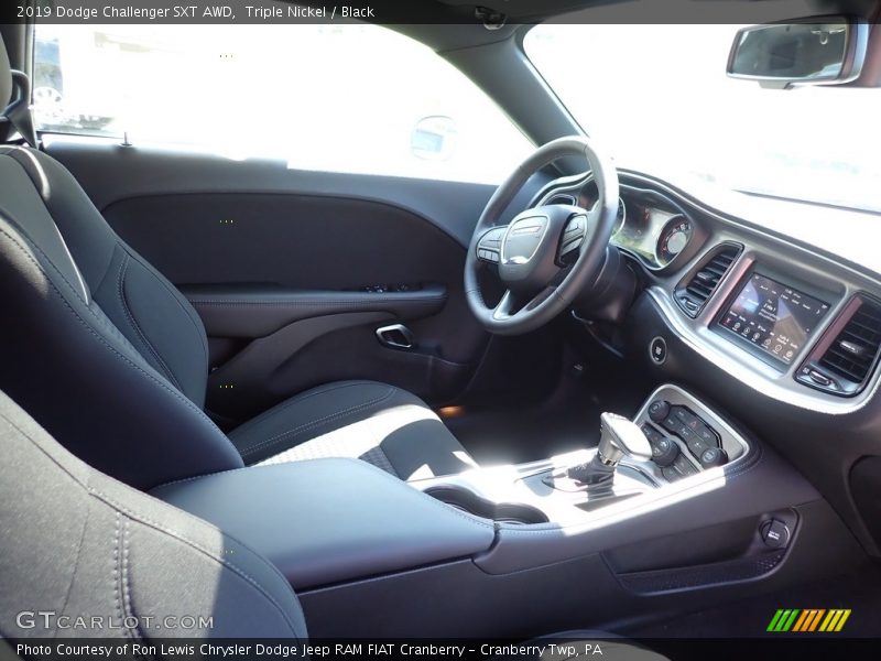 Triple Nickel / Black 2019 Dodge Challenger SXT AWD