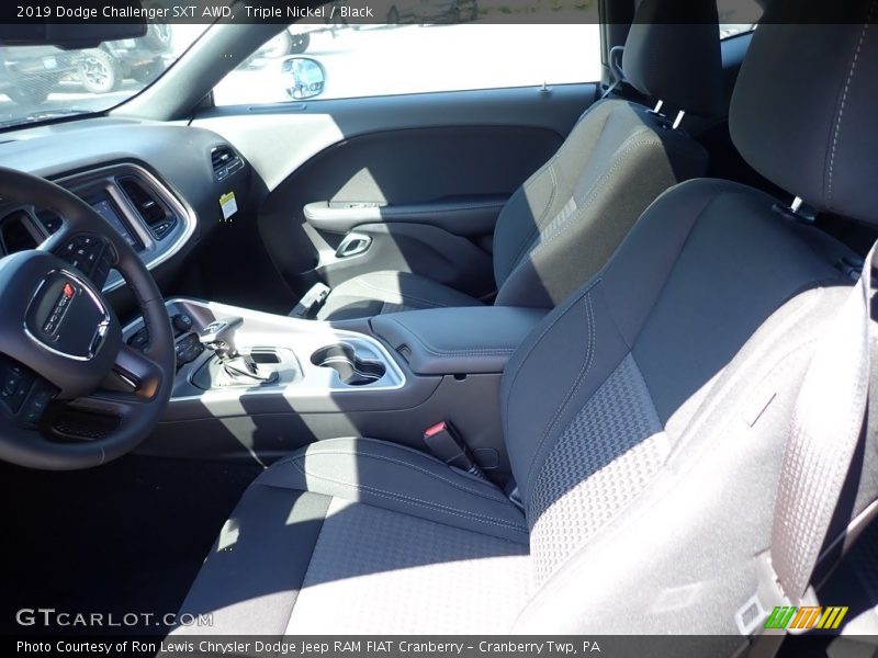 Triple Nickel / Black 2019 Dodge Challenger SXT AWD