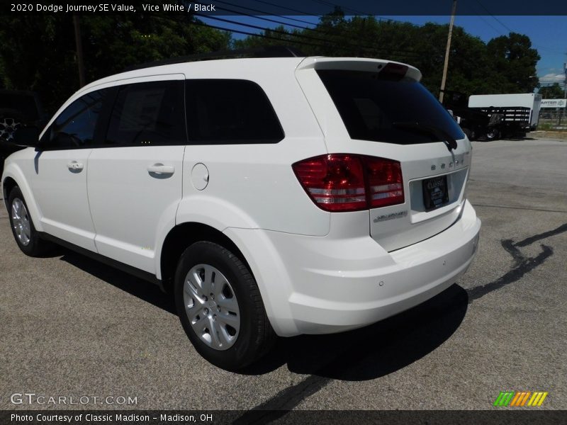 Vice White / Black 2020 Dodge Journey SE Value