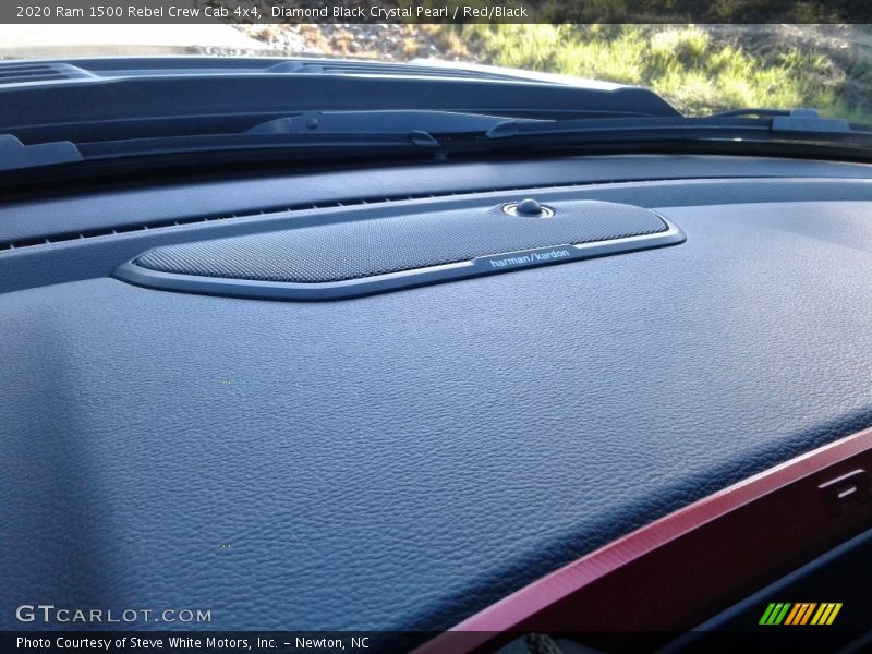Diamond Black Crystal Pearl / Red/Black 2020 Ram 1500 Rebel Crew Cab 4x4