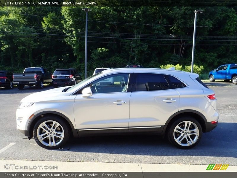 Ingot Silver / Ebony 2017 Lincoln MKC Reserve AWD