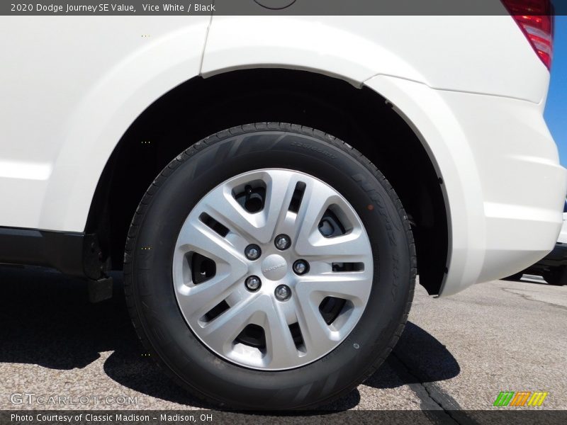 Vice White / Black 2020 Dodge Journey SE Value