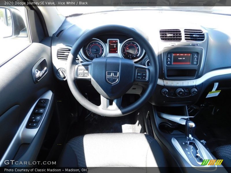 Vice White / Black 2020 Dodge Journey SE Value