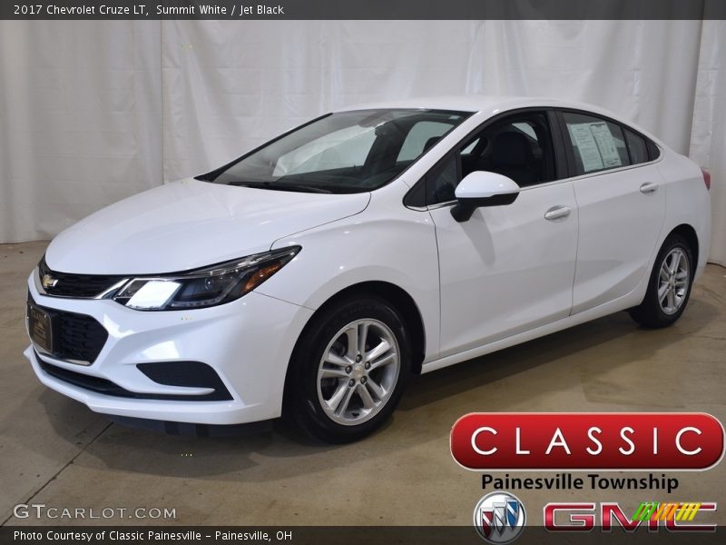 Summit White / Jet Black 2017 Chevrolet Cruze LT