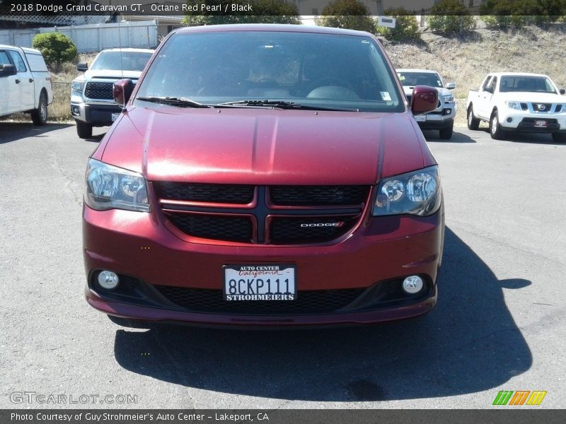 Octane Red Pearl / Black 2018 Dodge Grand Caravan GT