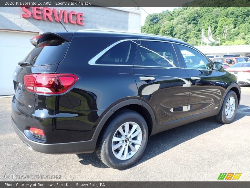 Ebony Black / Black 2020 Kia Sorento LX AWD