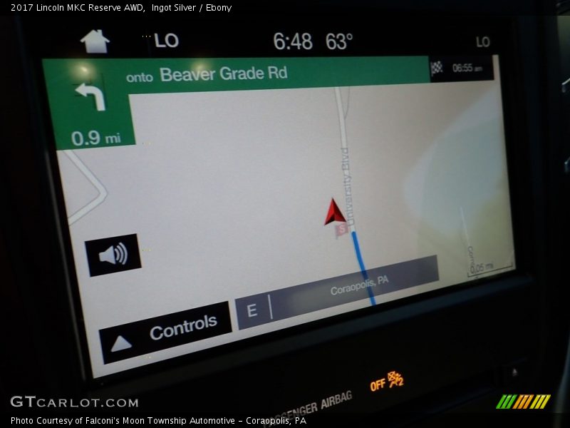 Ingot Silver / Ebony 2017 Lincoln MKC Reserve AWD