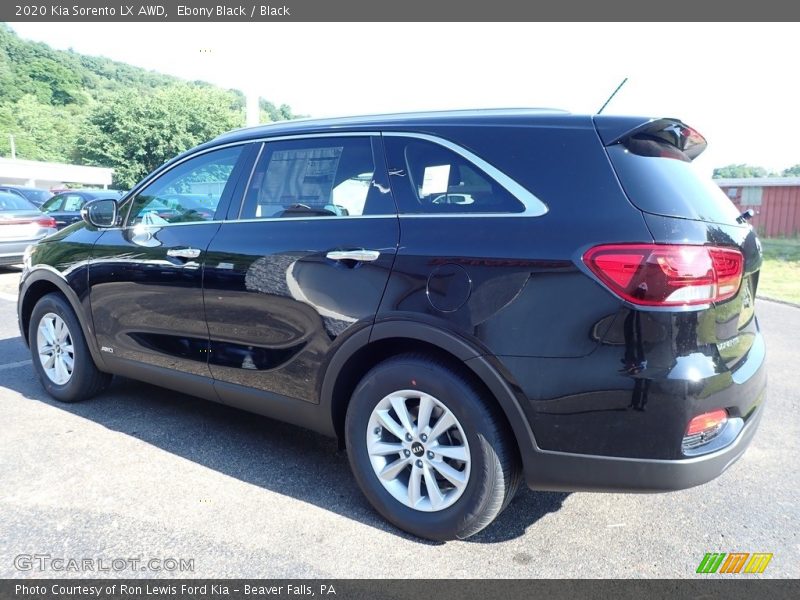 Ebony Black / Black 2020 Kia Sorento LX AWD