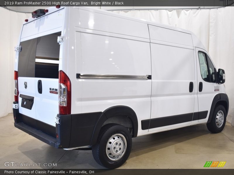 Bright White / Black 2019 Ram ProMaster 2500 High Roof Cargo Van