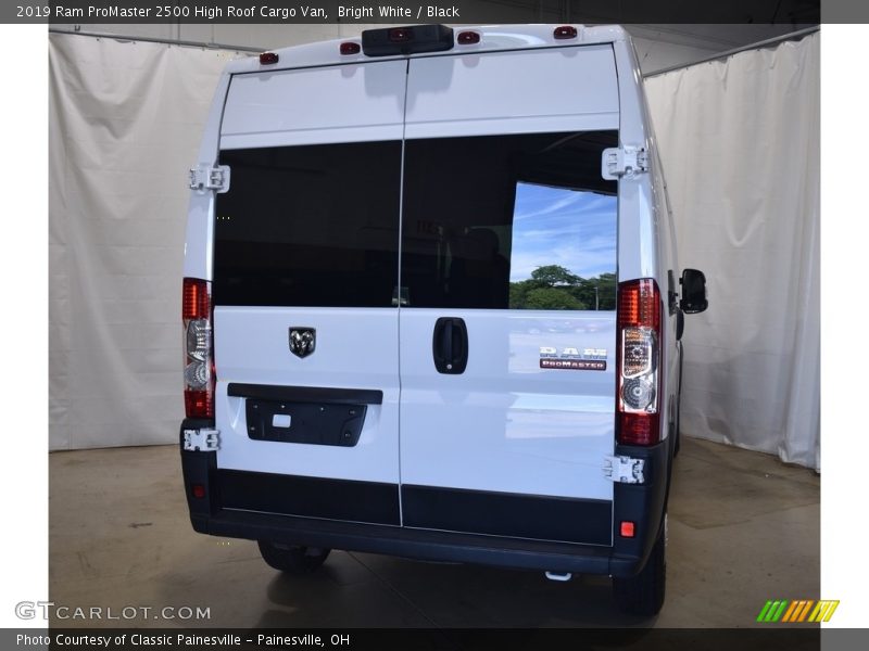 Bright White / Black 2019 Ram ProMaster 2500 High Roof Cargo Van