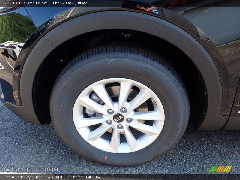 Ebony Black / Black 2020 Kia Sorento LX AWD