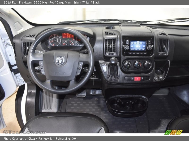 Bright White / Black 2019 Ram ProMaster 2500 High Roof Cargo Van
