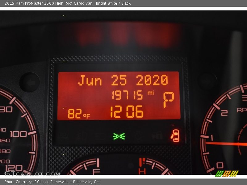 Bright White / Black 2019 Ram ProMaster 2500 High Roof Cargo Van