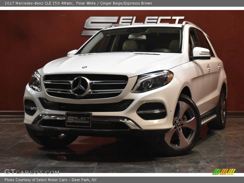 Polar White / Ginger Beige/Espresso Brown 2017 Mercedes-Benz GLE 350 4Matic