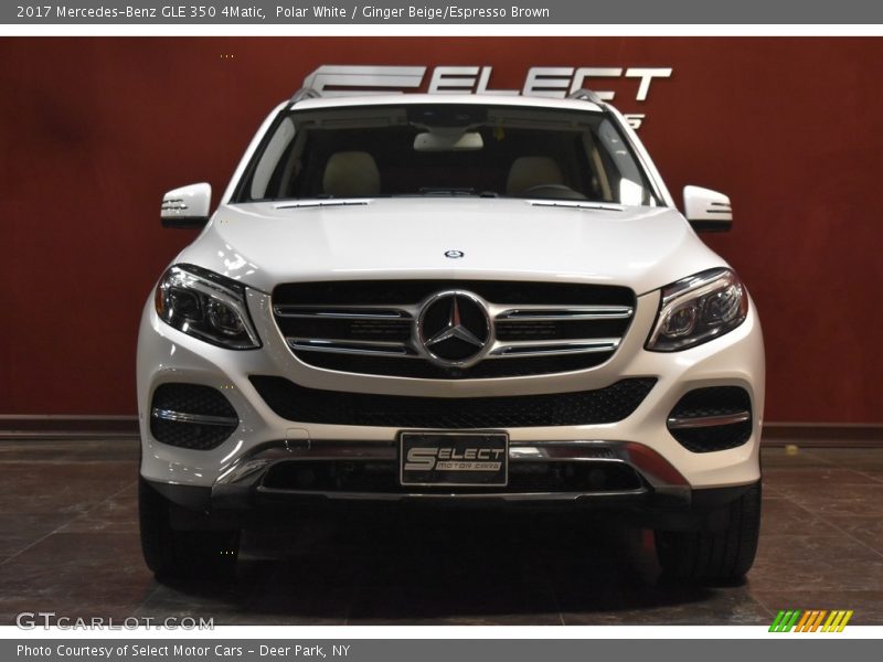 Polar White / Ginger Beige/Espresso Brown 2017 Mercedes-Benz GLE 350 4Matic
