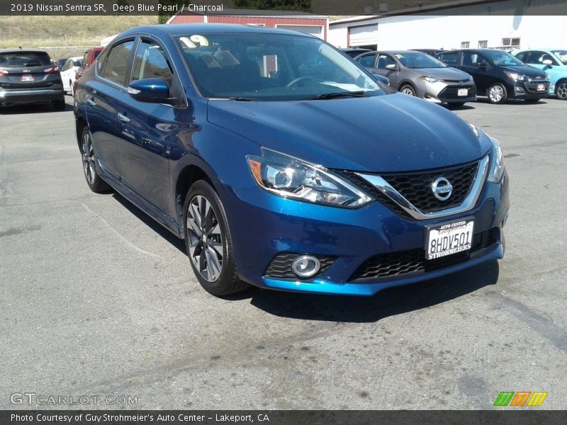 Deep Blue Pearl / Charcoal 2019 Nissan Sentra SR