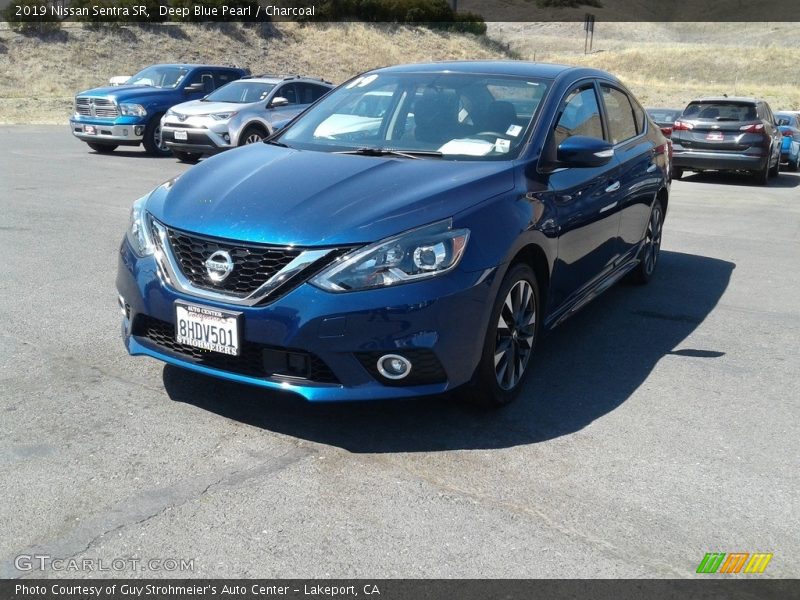 Deep Blue Pearl / Charcoal 2019 Nissan Sentra SR