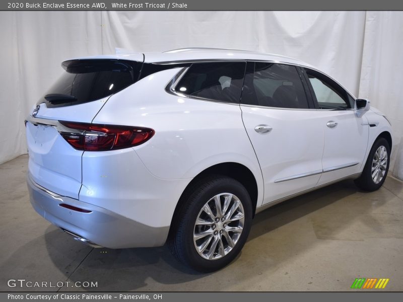 White Frost Tricoat / Shale 2020 Buick Enclave Essence AWD