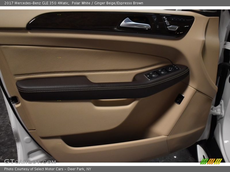 Polar White / Ginger Beige/Espresso Brown 2017 Mercedes-Benz GLE 350 4Matic