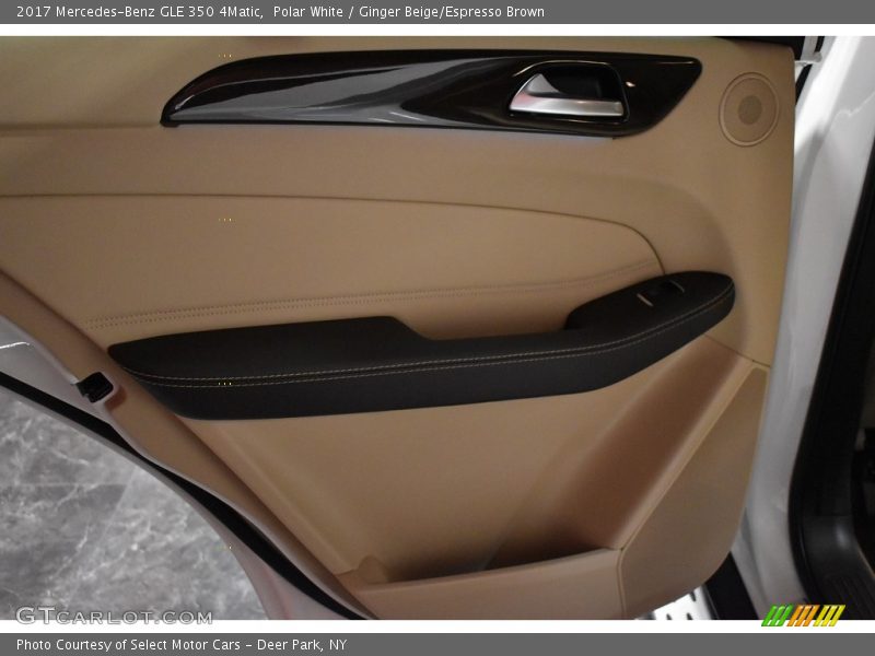 Polar White / Ginger Beige/Espresso Brown 2017 Mercedes-Benz GLE 350 4Matic