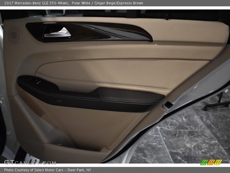 Polar White / Ginger Beige/Espresso Brown 2017 Mercedes-Benz GLE 350 4Matic