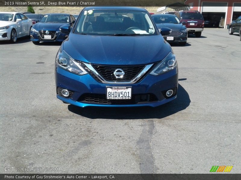 Deep Blue Pearl / Charcoal 2019 Nissan Sentra SR