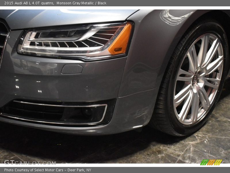 Monsoon Gray Metallic / Black 2015 Audi A8 L 4.0T quattro