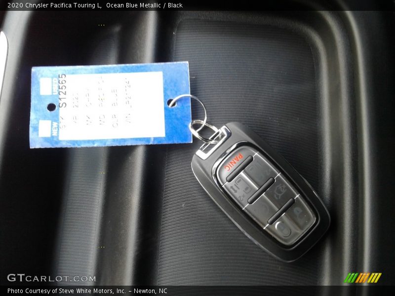 Ocean Blue Metallic / Black 2020 Chrysler Pacifica Touring L
