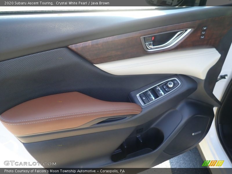 Crystal White Pearl / Java Brown 2020 Subaru Ascent Touring