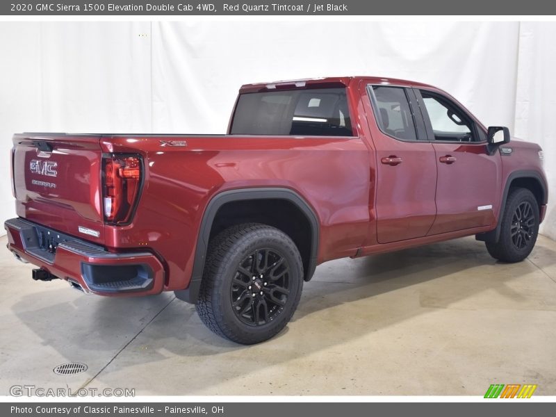 Red Quartz Tintcoat / Jet Black 2020 GMC Sierra 1500 Elevation Double Cab 4WD