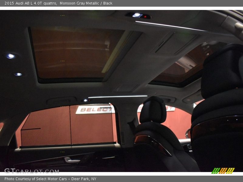 Monsoon Gray Metallic / Black 2015 Audi A8 L 4.0T quattro