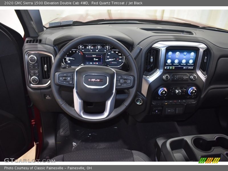 Red Quartz Tintcoat / Jet Black 2020 GMC Sierra 1500 Elevation Double Cab 4WD
