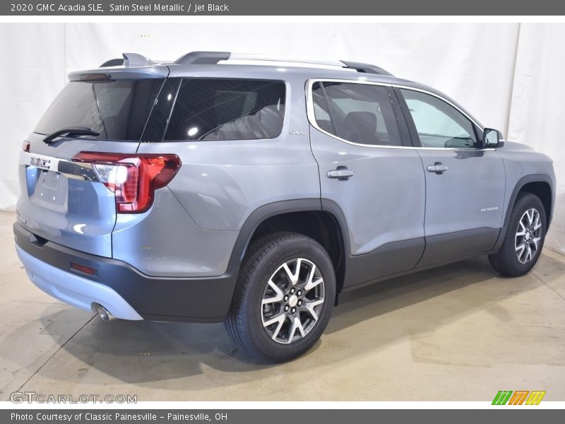 Satin Steel Metallic / Jet Black 2020 GMC Acadia SLE