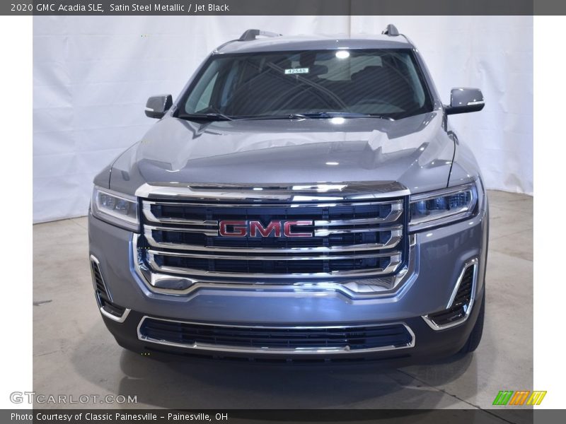 Satin Steel Metallic / Jet Black 2020 GMC Acadia SLE