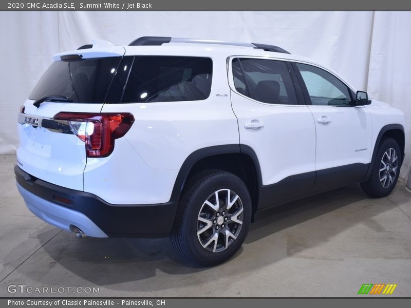 Summit White / Jet Black 2020 GMC Acadia SLE