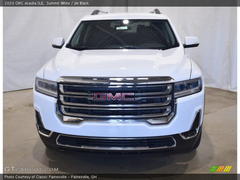 Summit White / Jet Black 2020 GMC Acadia SLE