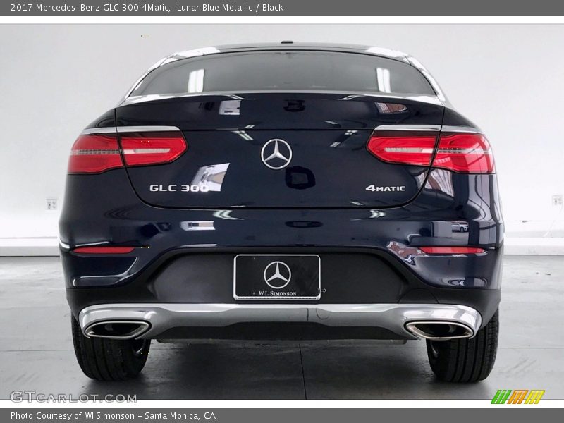 Lunar Blue Metallic / Black 2017 Mercedes-Benz GLC 300 4Matic