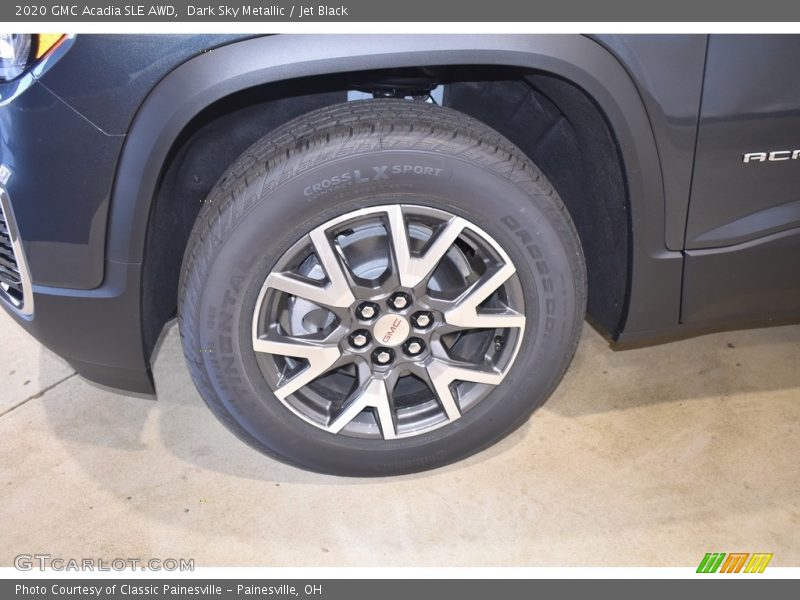 Dark Sky Metallic / Jet Black 2020 GMC Acadia SLE AWD