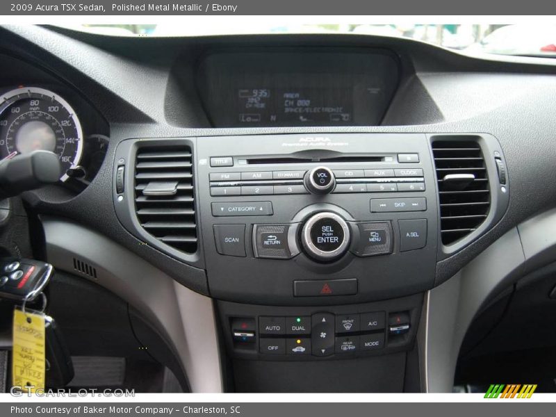 Polished Metal Metallic / Ebony 2009 Acura TSX Sedan