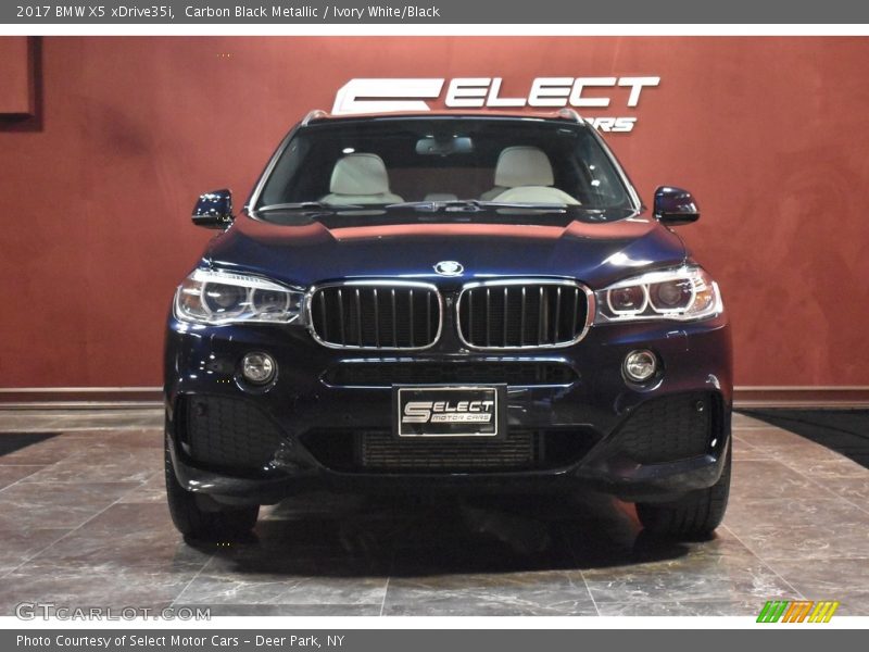 Carbon Black Metallic / Ivory White/Black 2017 BMW X5 xDrive35i