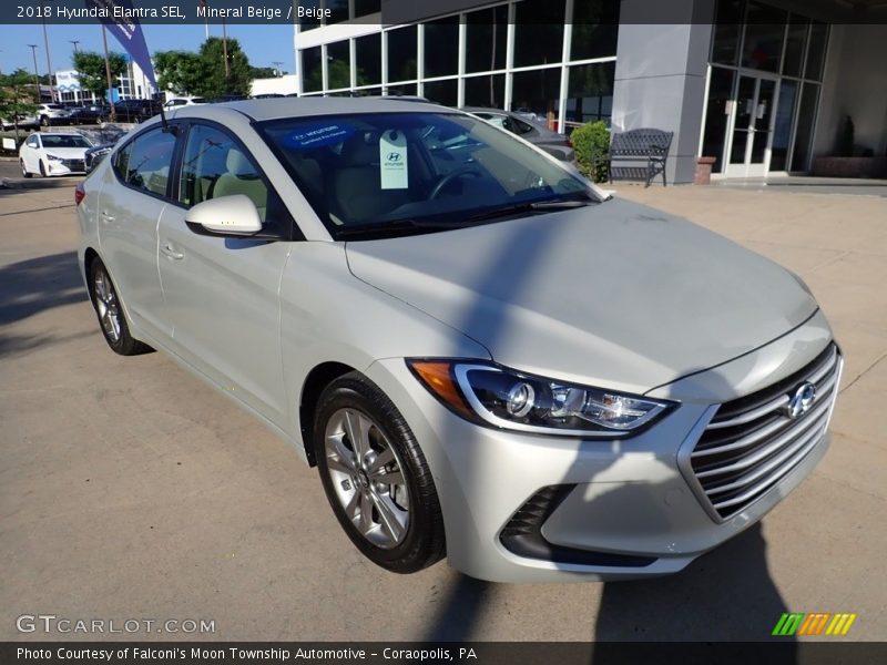 Mineral Beige / Beige 2018 Hyundai Elantra SEL