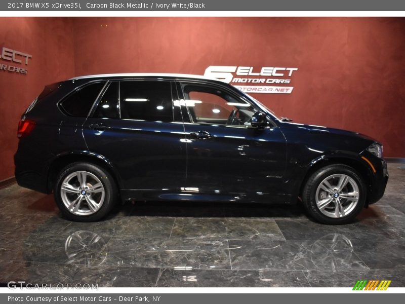 Carbon Black Metallic / Ivory White/Black 2017 BMW X5 xDrive35i