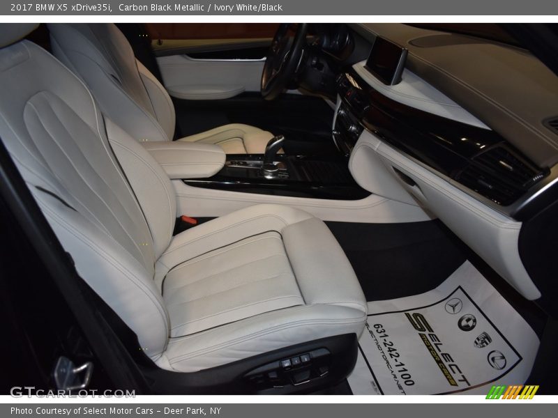 Carbon Black Metallic / Ivory White/Black 2017 BMW X5 xDrive35i
