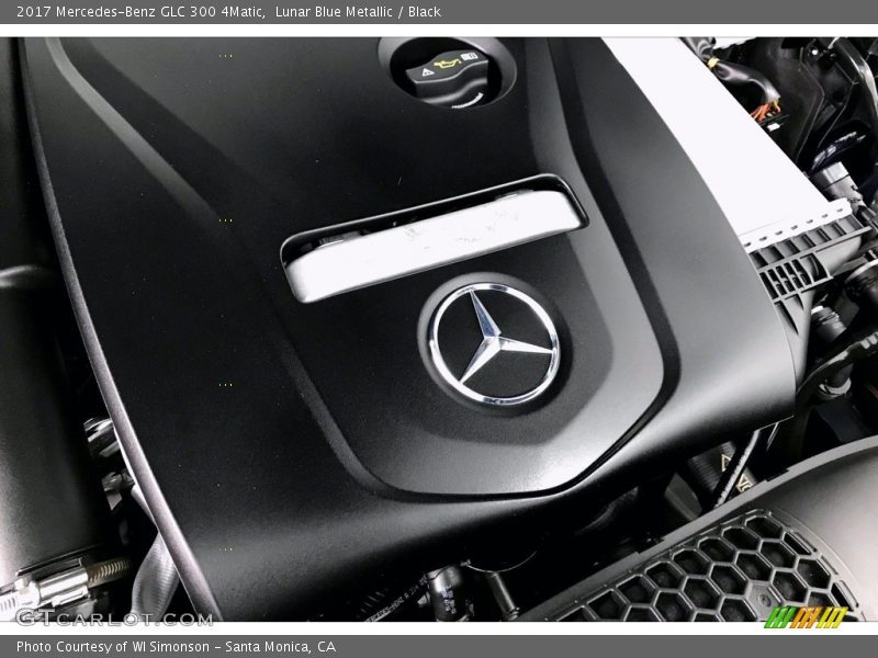 Lunar Blue Metallic / Black 2017 Mercedes-Benz GLC 300 4Matic