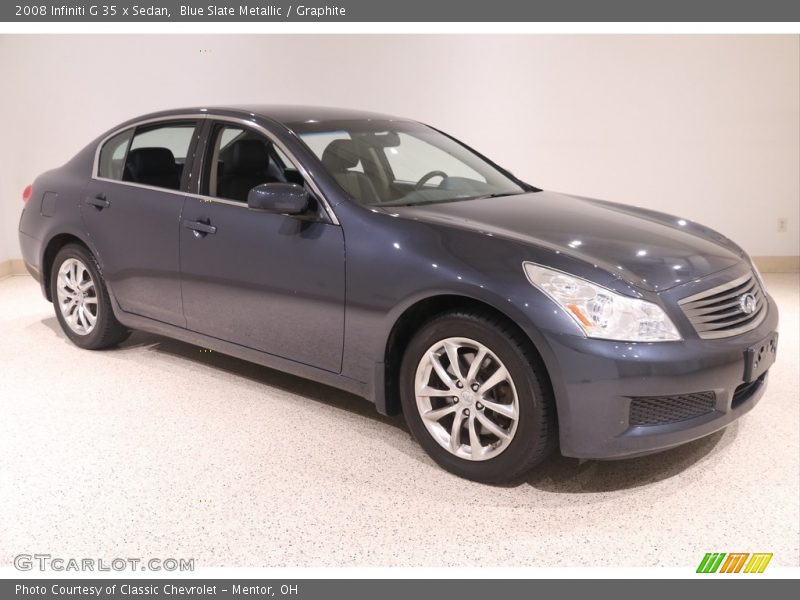 Blue Slate Metallic / Graphite 2008 Infiniti G 35 x Sedan