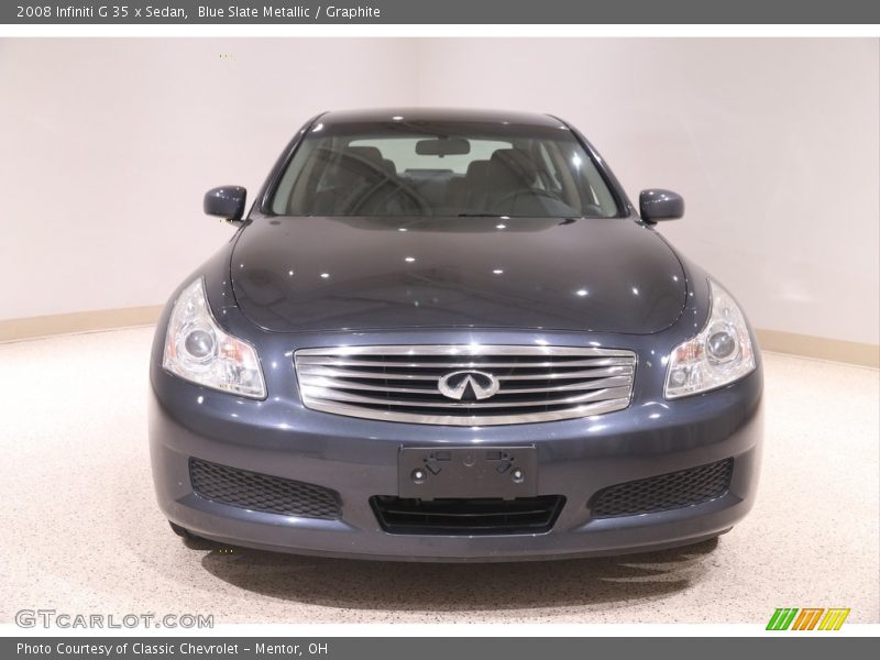Blue Slate Metallic / Graphite 2008 Infiniti G 35 x Sedan